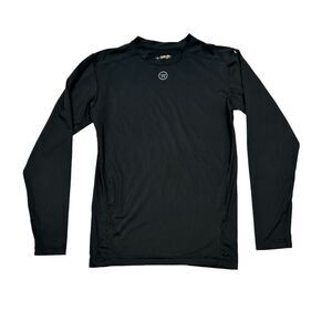 Men’s New Balance Warrior Black Long Sleeve Compression Shirt Size Medium‎